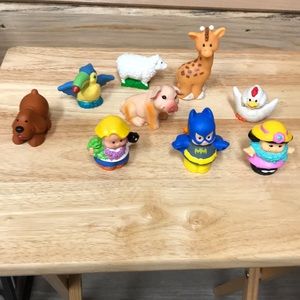 Fisher Price 9 Little People Animals Wonder Woman